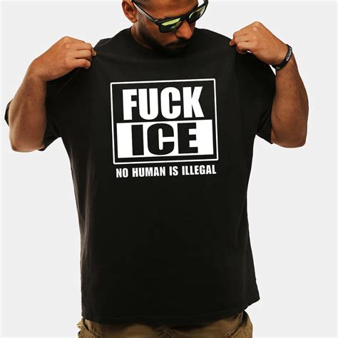 Fuck Ice No Human Is Illegal Shirt Ifrogtees