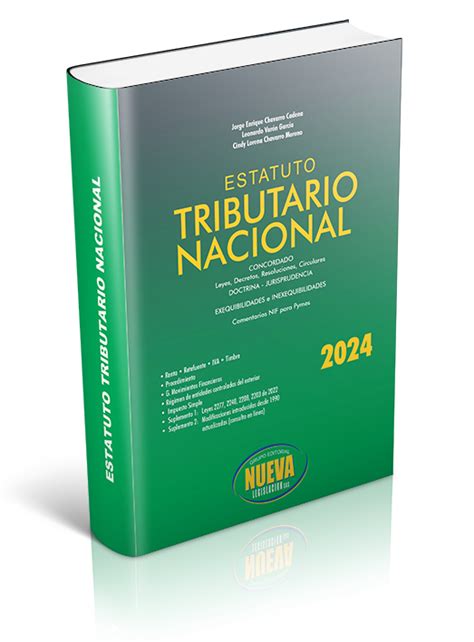 Estatuto Tributario Nacional Libro Impreso