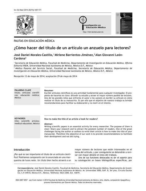 Cómo hacer del título de un artículo un anzuelo para lectores | PDF