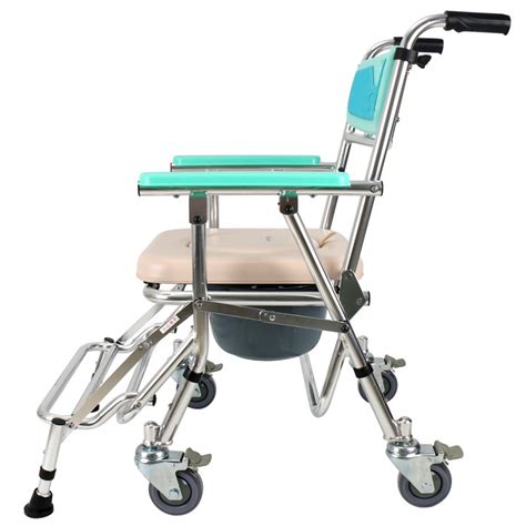 Fzk 4542 1 Aluminum Folding Commode Chairwith Anti Tipper