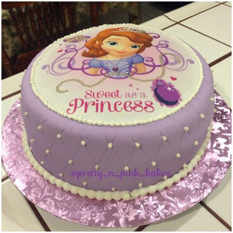 Wonderful Picture Of Princess Sofia Birthday Cake Birijus