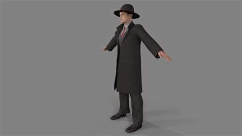 Male Character 3d Model By Huang9527