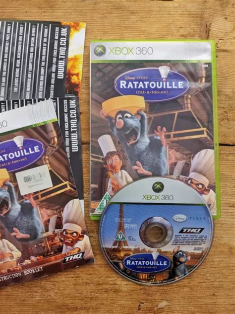 Disney Pixar Ratatouille Microsoft Xbox 360 Uk Pal Complete £9