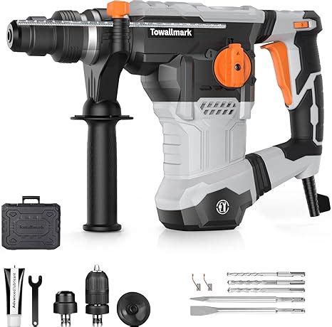 Upgraded Towallmark Rotary Hammer Drill Inch Sds Plus