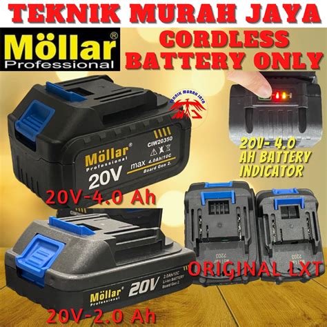 Jual Mollar Baterai V Cordless Lxt Board Gen Original Battery