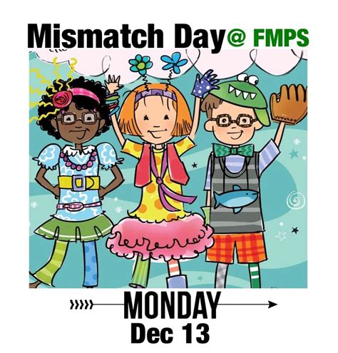 Mismatch Day Clip Art