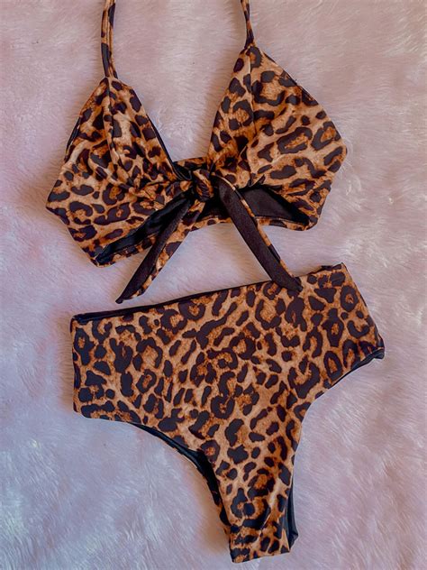 Bikini Completo Print Café AluTienda