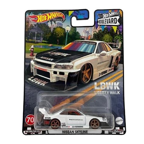 Hot Wheels Nissan R34 LBWK Boulevard Shopee Malaysia