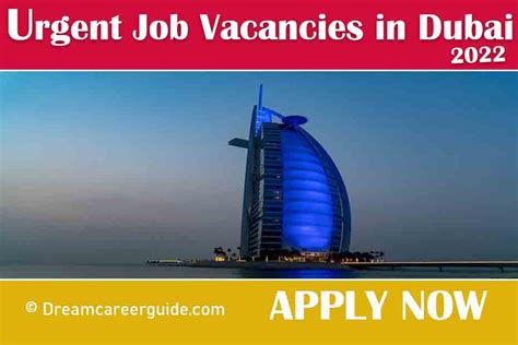 Urgent Job Vacancies In Dubai 2022 Dream Career Guide