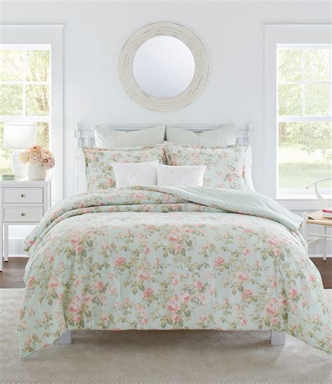 Laura Ashley Madelynn 6 Piece Floral Comforter Set Dillards