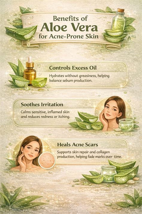 aloe vera  acne benefits   natural skincare tips
