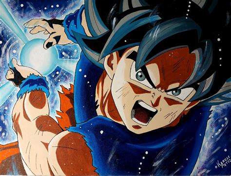 Desenho Do Goku Instinto Superior Para Colorir