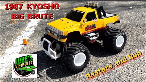 1987 KYOSHO BIG BRUTE RC TRUCK RESTO AND RUN YouTube