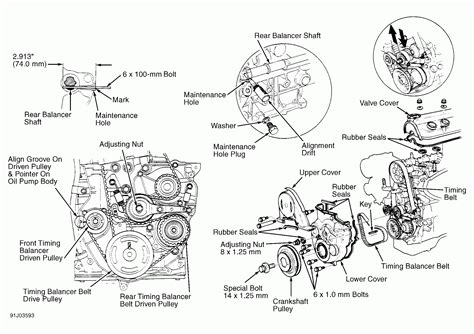 Timing Belt Replacement 2006 Honda Accord V6 7