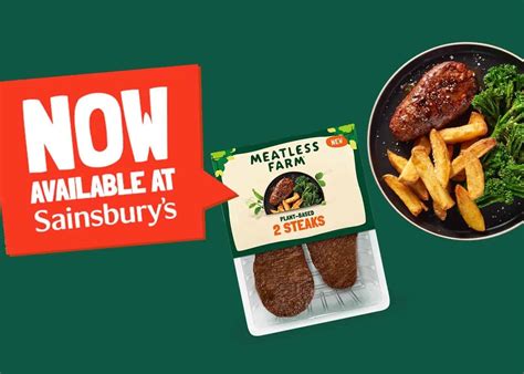 Meatless Farm Launches Vegan Steak Into Sainsbury S Vegconomist The