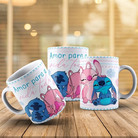 Canecas Personalizadas Stitch - Kit 2 Canecas Stitch Personalizadas | Shopee Brasil
