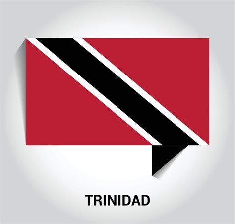 Trinidad Flag Design Card Vector 13305282 Vector Art At Vecteezy
