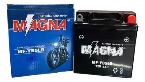 Batería Magna Mf yb5lb Fz Discover Vivar Xtz Special Victory Cuotas