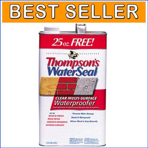 1.2-Gallon Multi-Surface Waterproof Sealant – Clear Low VOC for Decks