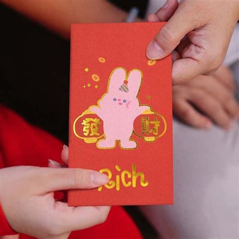 Red Packet Rabbit Cny Chinese New Year Decoration 2023 新年 Red Poket Diy