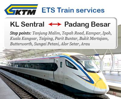 Ets Train Service From Kuala Lumpur To And Fro Padang Besar Easybook My