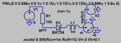 button debouncing circuit  schottky diode electrical