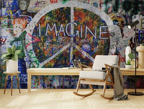 Graffiti wallpaper mural accent walls graffiti wall mural etsy – Artofit