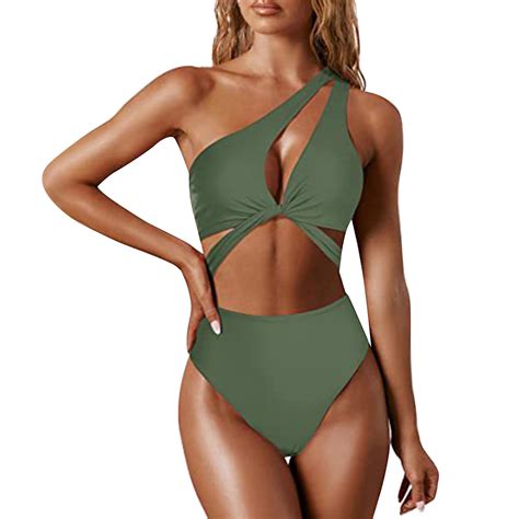 Gubotare Women S Bikini Swimsuits Plus Size High Waisted Bikini For Women Tummy Control Bottoms