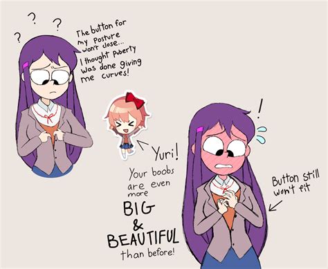 Yuri’s posture gets a growth spurt : r/DDLC
