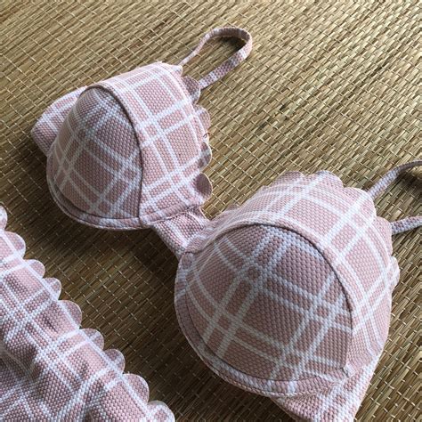 Biqu Ni Hot Pants Bordas Detalhadas Xadrez Rosa Dondoca Moda Feminina Dondoca Moda Feminina