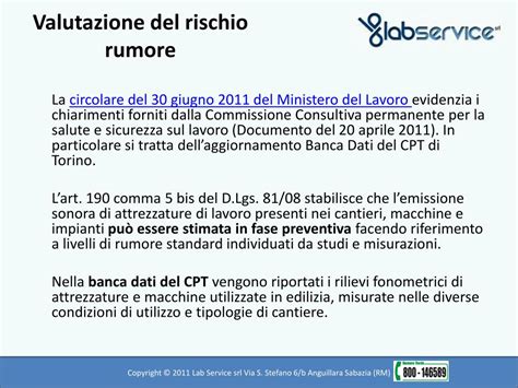 PPT Valutazione Del Rischio Rumore Nei Cantieri Edili PowerPoint