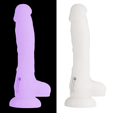 Deluxe Real Dong Penis Nachbildung Leuchtender Silikon Dildo Mit Extra