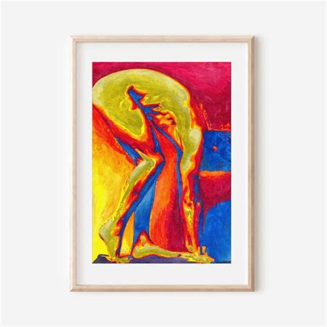 Full Frontal Nudity Gay Male Art Print Homoerotic Art Etsy