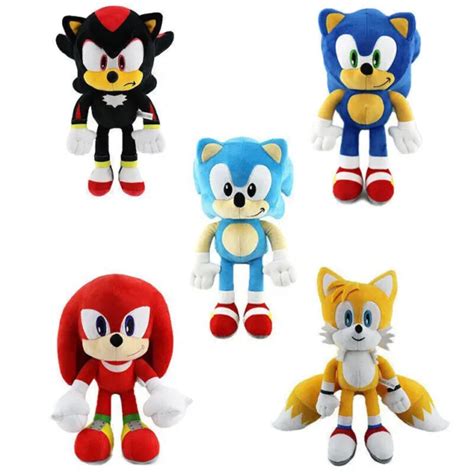 Sonic The Hedgehog Plush Tails Knuckles Shadow Stuffed Sega