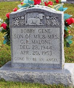 Bobby Gene Malone Homenaje De Find A Grave