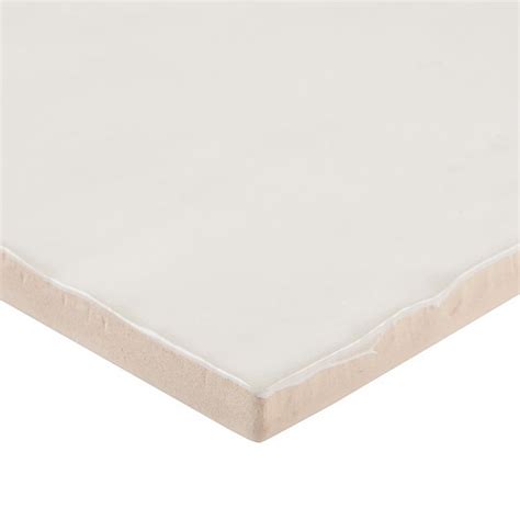 Portmore White 4x4 Glazed Ceramic Wall Tile Glazed Ceramic Tile