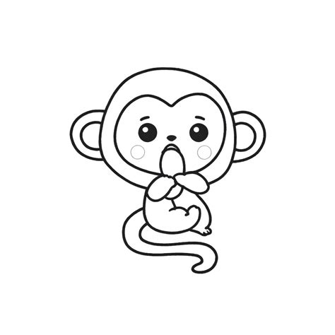 Desenho Para Colorir Macaco