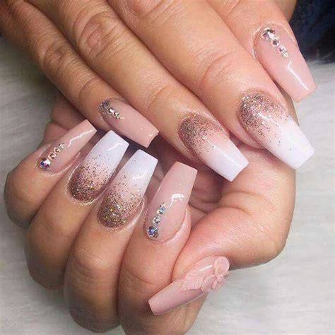Irresistible Nude Nail Designs Tapered Square Nails Diamond Nail Art Diamond Nails