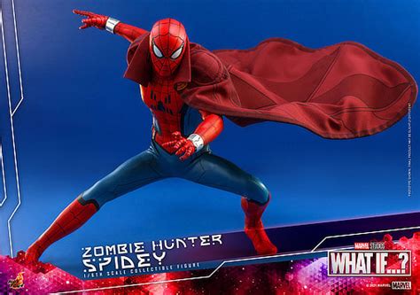 What If Zombie Hunter Spidey 1 6 Figur Hot Toys SPACEart