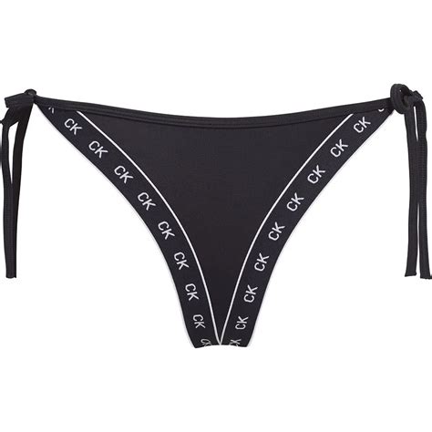 Calvin Klein Braguita Del Bikini Cheeky Negro Dressinn