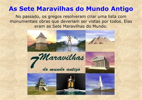 As 7 Maravilhas Do Mundo Antigo E Moderno - As 7 Maravilhas do Mundo Antigo e Moderno.docx