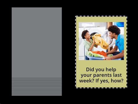 Past Simple Speaking Speaking Cards