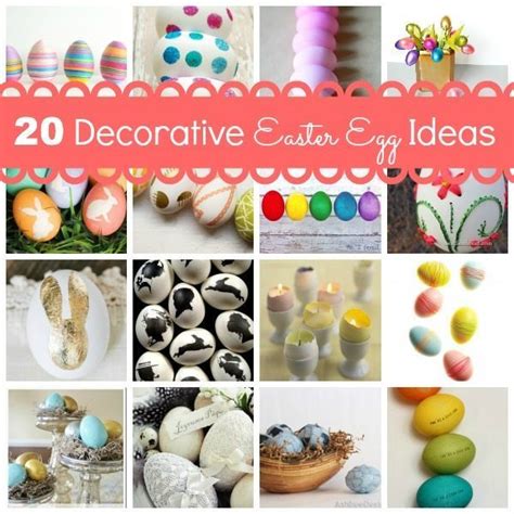 20 Decorative Easter Egg Ideas - Taryn Whiteaker Designs