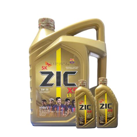 น้ำมันเครื่องสังคราะห์แท้ 100%(ดีเซล/เบนซิล)ZIC 5W-30 X9LS API SN/ACEA ...