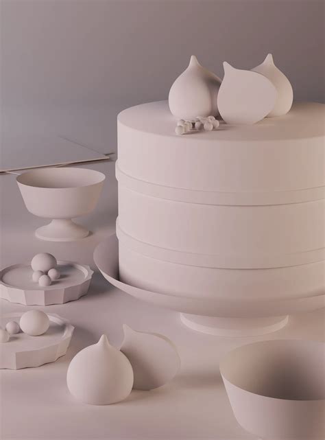 D Autumn Naked Cake On Behance