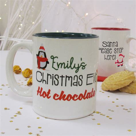 Personalised Christmas Hot Chocolate Mug By Perfect Personalised Gifts