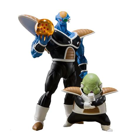 Original Bandai Shf Dragon Ball Z Anime Figure Ginyu Force Jeice Recoom