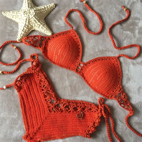 Starfish Boho Bikini Pdf Crochet Pattern Digital File Only Etsy