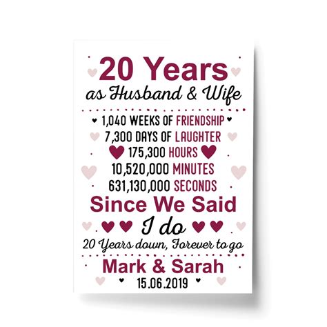 20th wedding anniversary present 3