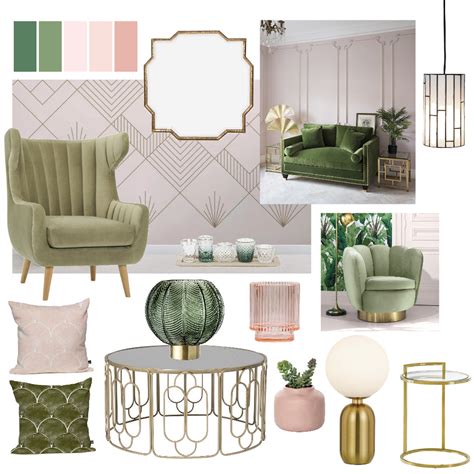 Art Deco Moodboard Interior Design Mood Board By Emmag Style Sourcebook